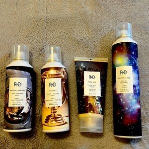 4 New R+Co hair styling lot